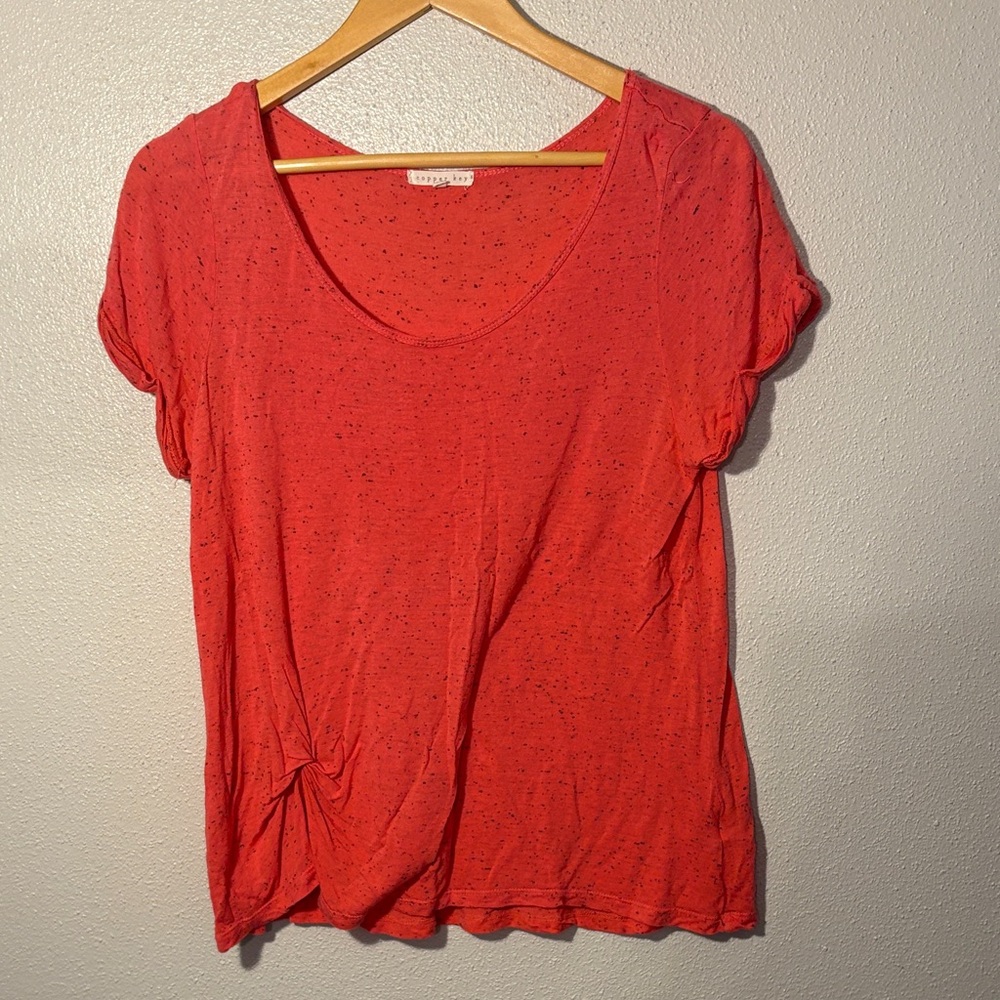 Copper Key pink Short Sleeve Tee